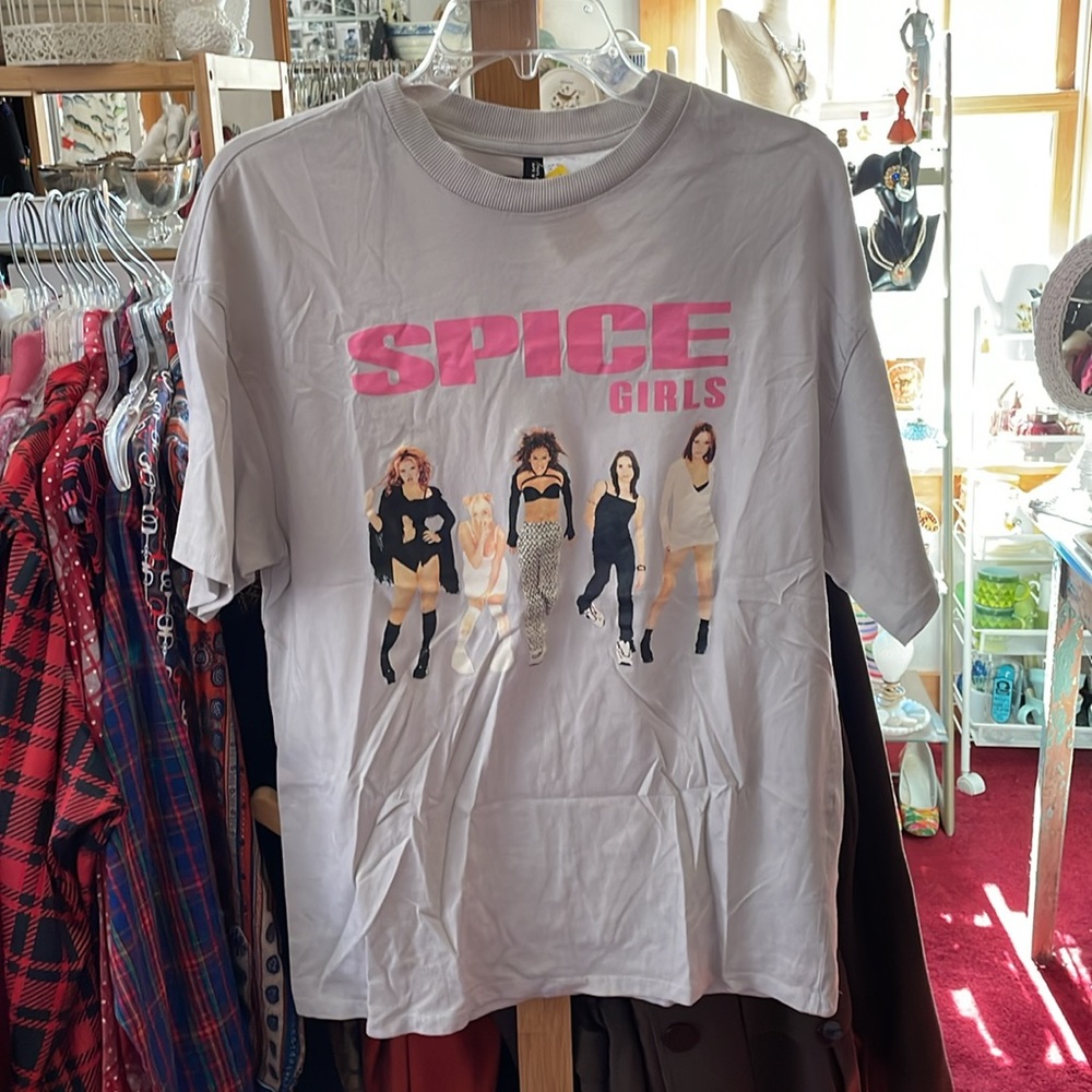 spice girls Y2K band tee
